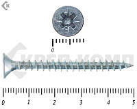 Саморез белый цинк POZY 5х 50 Фасовка (300шт)